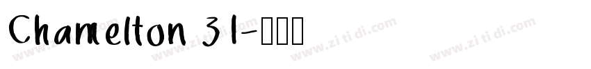Chamelton 31字体转换